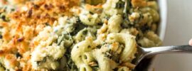 Artichoke and Pea Pasta Casserole