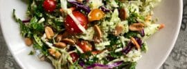 Lime and Peanut Coleslaw