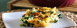 Tuna Casserole with Rice and Spinach