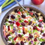 Walnut and Cranberry Coleslaw