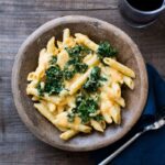 Creamy Asparagus and Leek Macaroni Bake