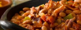 Savory Pulled Pork Baked Beans