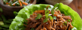 Flavorful Pulled Pork Lettuce Wraps