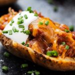 Pulled Pork Stuffed Potato Skins