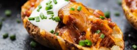 Pulled Pork Stuffed Potato Skins