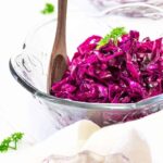 Red Cabbage Coleslaw Salad