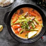 Savory Slow Cooker Red Curry Beef Pot Roast