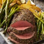 Herb-Crusted Beef Tenderloin with Cognac Butter