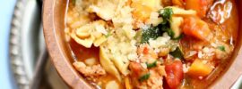 Savory Tortellini and Bean Soup