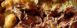 Slow Cooker Mushroom Roast Beef