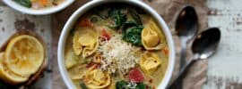 Tortellini and Vegetable Soup