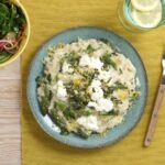Creamy Asparagus and Spinach Baked Risotto
