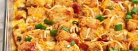 Easy Slow Cooker Bacon Cheeseburger Casserole