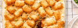 Chicken Pot Tater Tot Bake