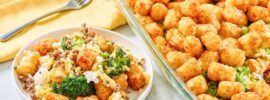 Savory Sausage and Broccoli Tater Tot Delight