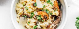 Shiitake and Sweet Pea Risotto Delight