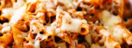Cheesy Beef and Penne Bake