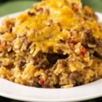 Cheesy Beef and Rice Casserole