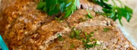 Blue Cheese-Infused Turkey Meatloaf