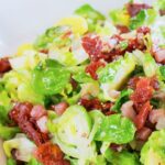 Sautéed Brussels Sprouts Medley with Pancetta and Sun-Dried Tomatoes