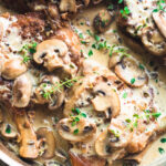 Savory Mushroom Pork Chops Bake