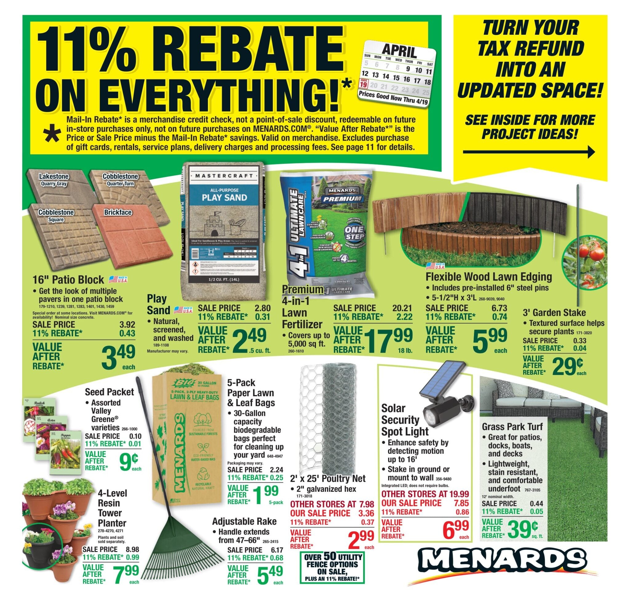 Menards Ad