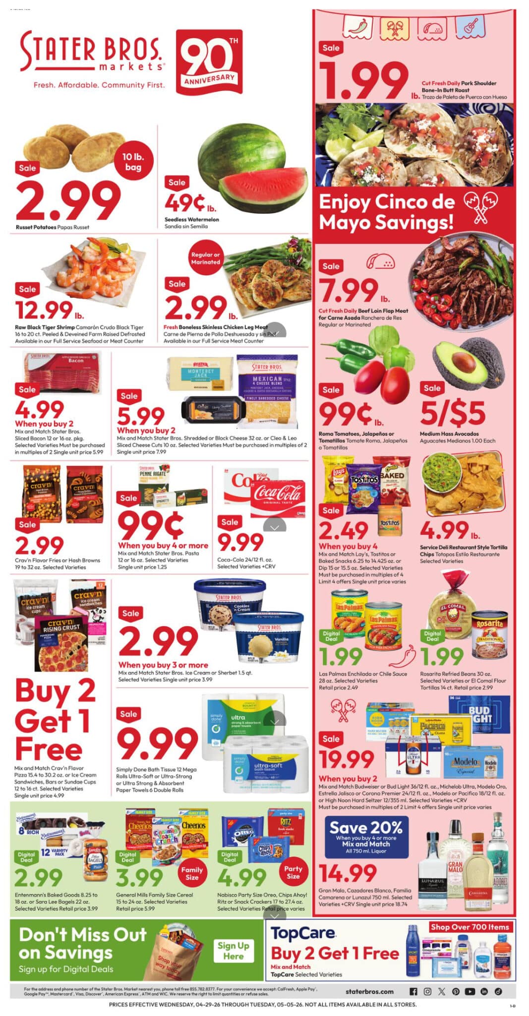 Stater Bros. Weekly Specials