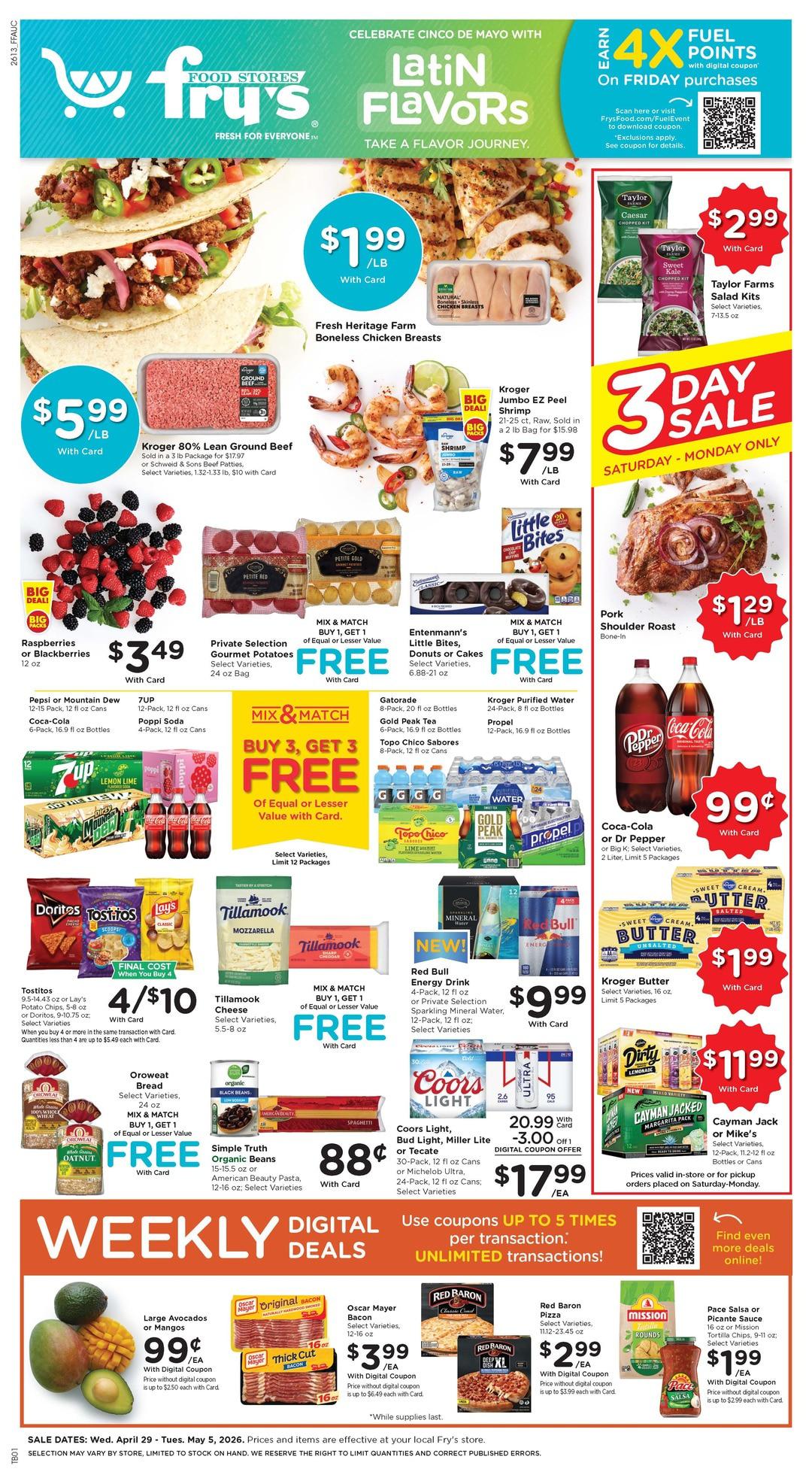 Fry's Food Weekly Specials