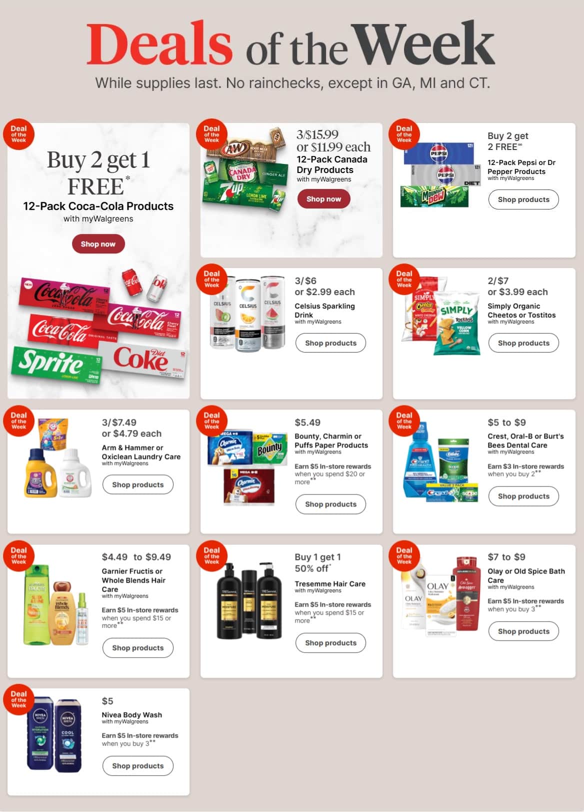 Walgreens Weekly Ad Sale