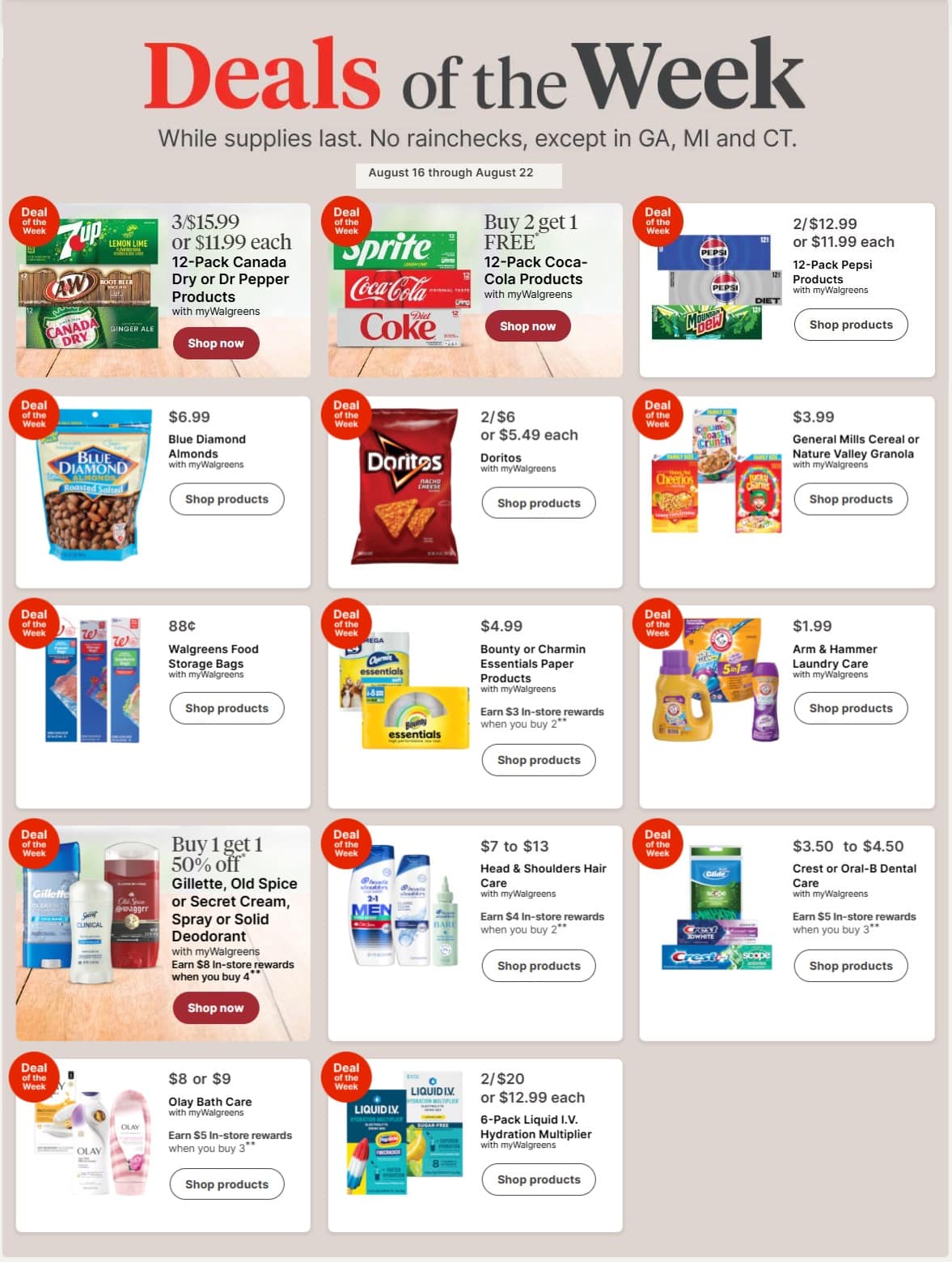 Walgreens Ad Sale
