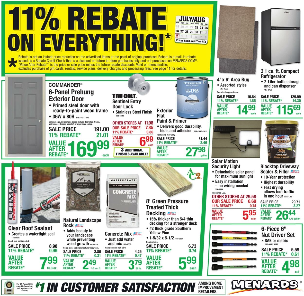 Menards Weekly Ad